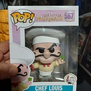 Funko Pop! Disney The Little Mermaid Chef Louis Figure